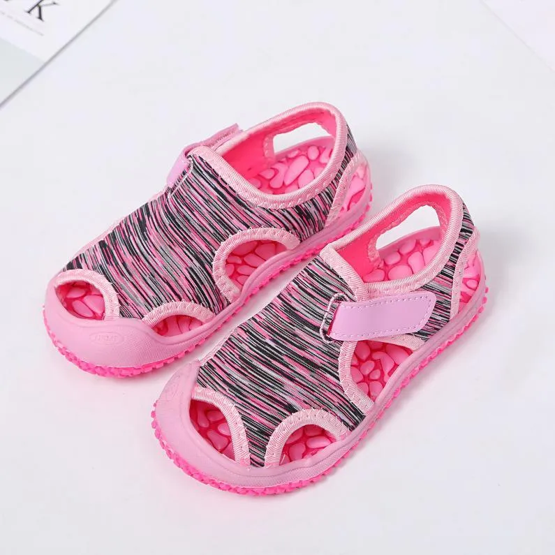 Summer Baby  Girls Sandals Children's Aqua Sport Sandals Soft Non-slip Toddler Infant Shoes