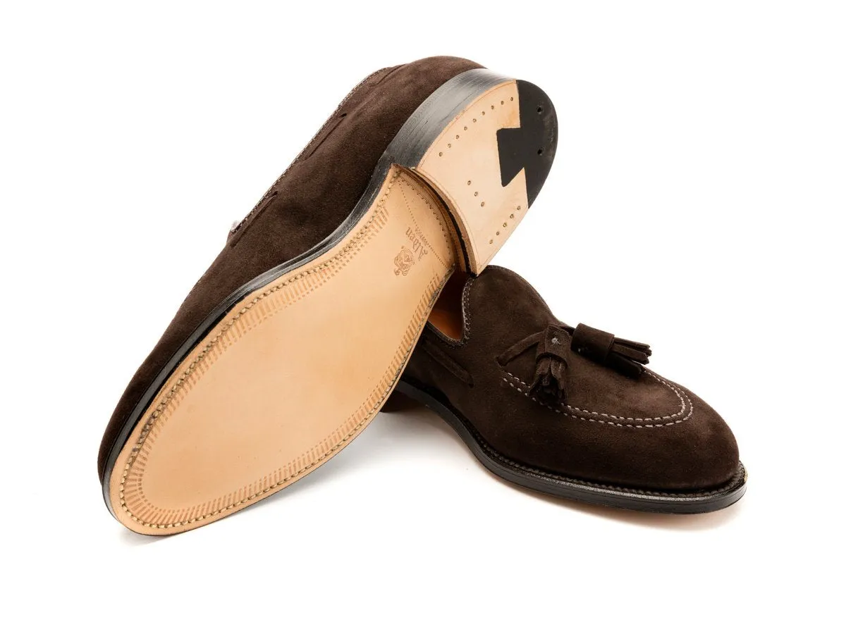 Tassel Moccasin Mocha Kid Suede