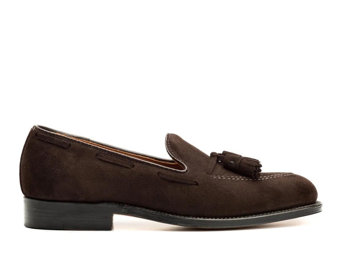 Tassel Moccasin Mocha Kid Suede