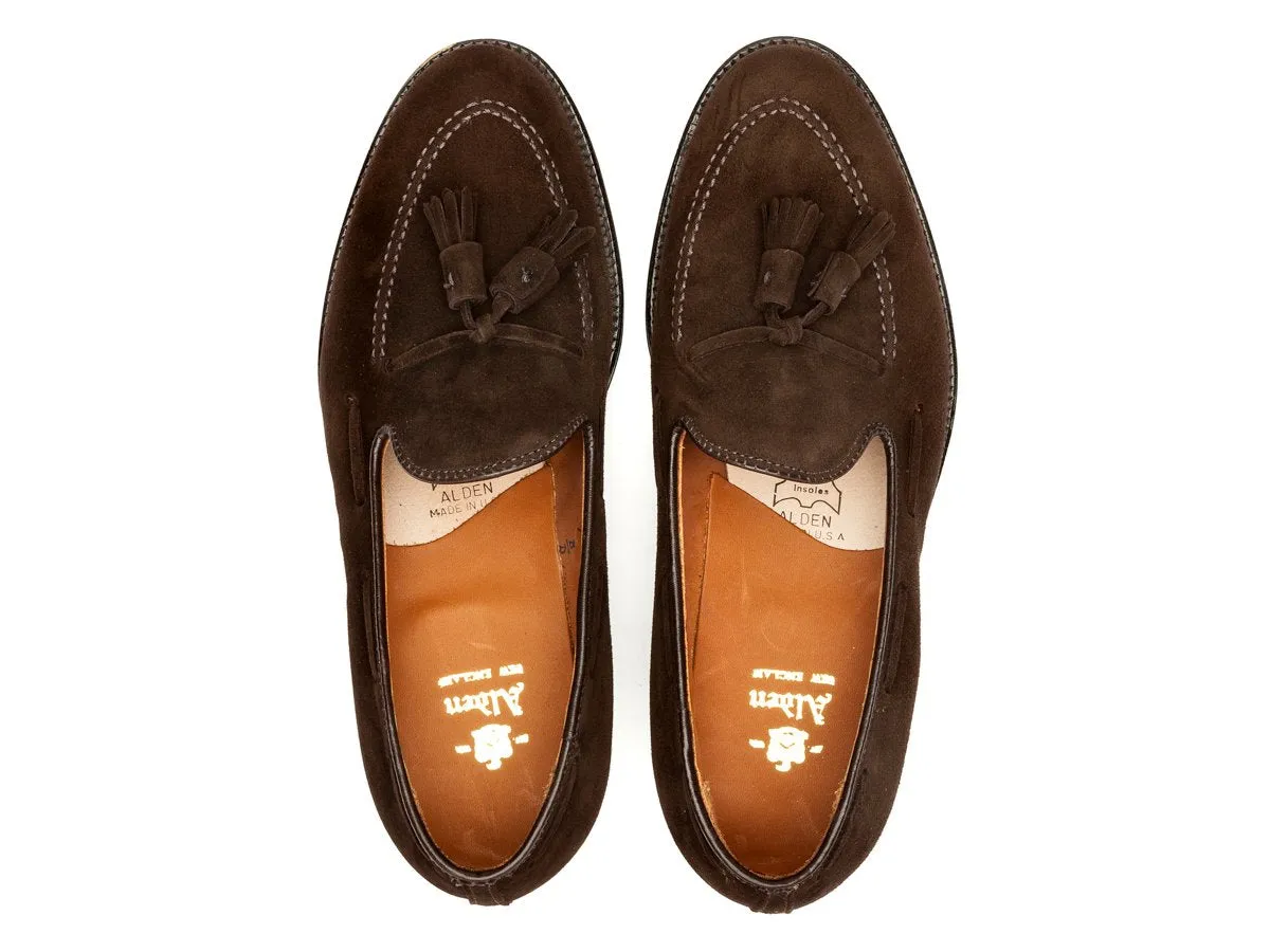 Tassel Moccasin Mocha Kid Suede