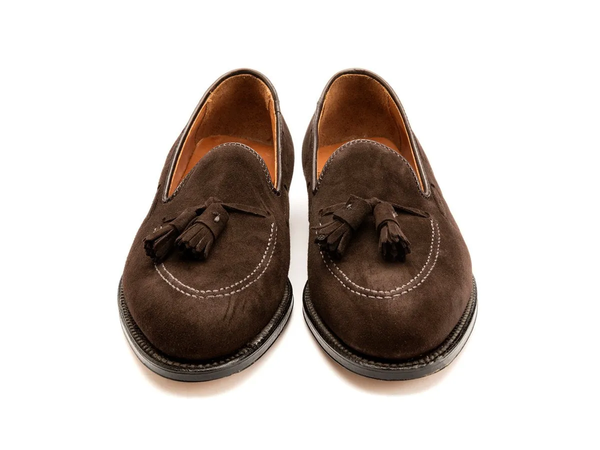 Tassel Moccasin Mocha Kid Suede