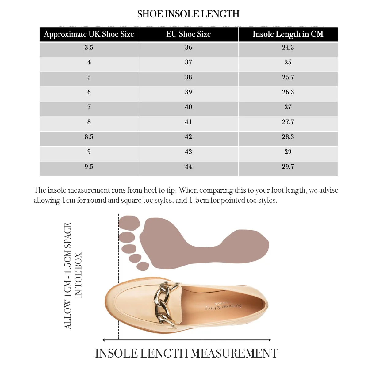 Wide Fit Loafers  - Beige Leather